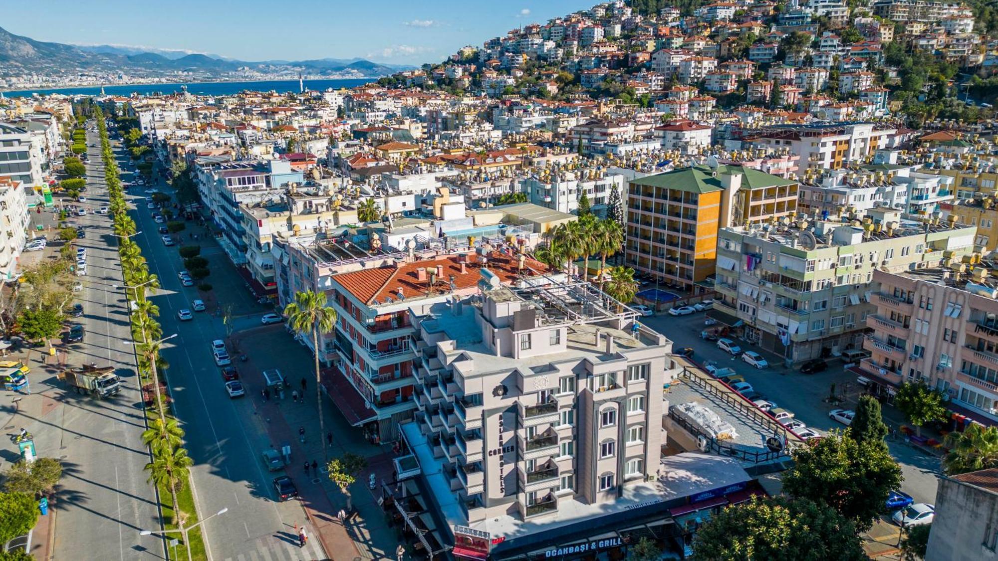 Aslan Corner Hotel Alanya Exterior foto