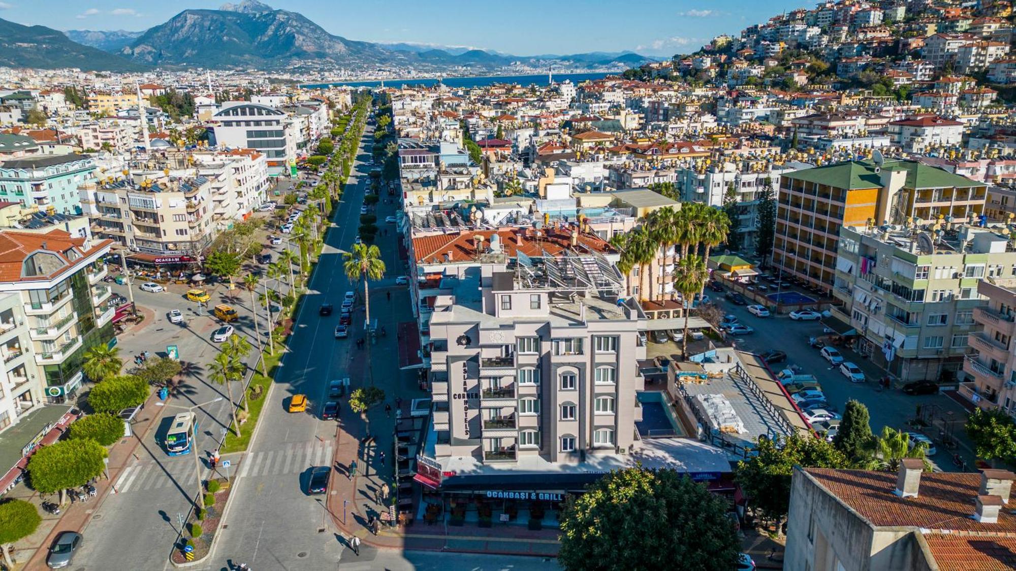 Aslan Corner Hotel Alanya Exterior foto